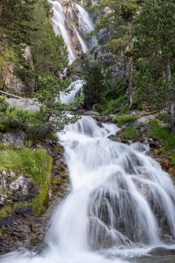 Cascadas de Argualas, Panticosa, Pyrenean sıradağları, Huesca, İspanya