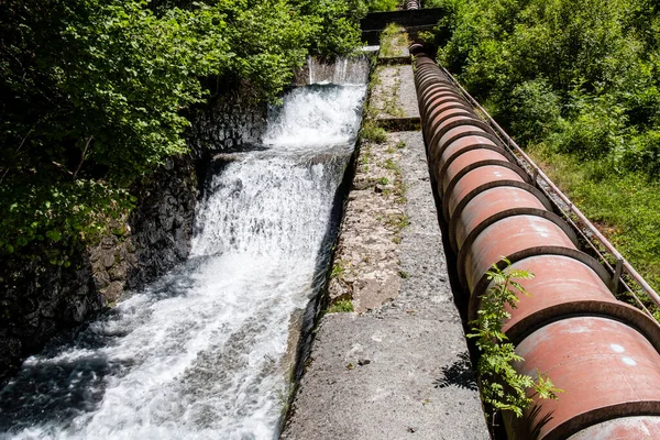 발전소 아라곤 골짜기 타니아 스페인 — 스톡 사진