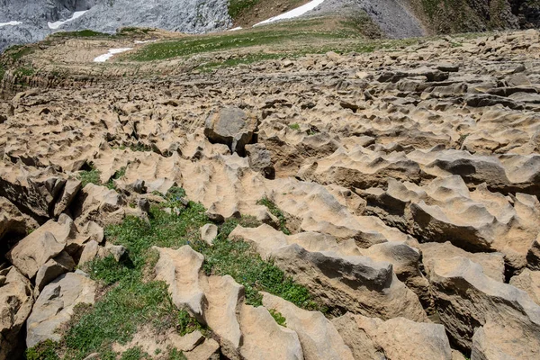 Vápencový Labyrint Pico Aspe Aisa Valley Jacetania Huesca Španělsko — Stock fotografie