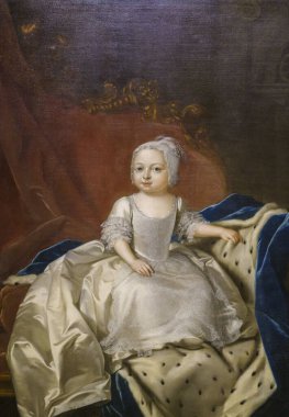 Prenses Caroline Mathilde, Willem Verelst, Nins, Çocuk portreleri XVI-XIX, Sa Bassa Blanca Müzesi (msbb
