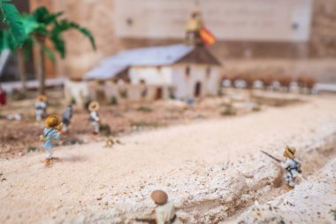 Baler, Filipinler kuşatması, 1 Temmuz 1898-2 Haziran 1899, 1: 56 ölçeği, Mayorka, Balearic Adaları, İspanya