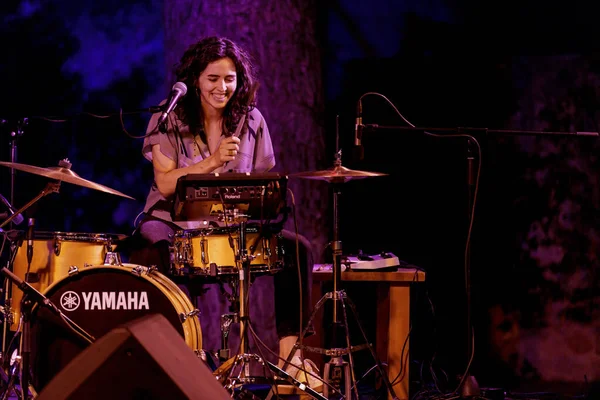 Marina Arrufat Anna Andreu Concert Mida Lluna Vers Festival Binissalem — Zdjęcie stockowe