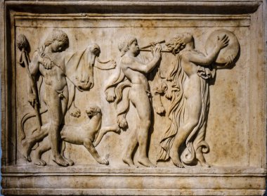 Bir Dionysiac alayı, Roma M.S. 100, Appian yolu üzerindeki Villa Quintiliana 'dan, İngiliz müzesi, Londra, İngiltere, İngiltere