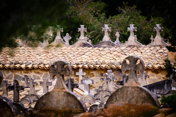 Муниципальное Кладбище Андрач Озил Балеарские Острова Испания — стоковое фото