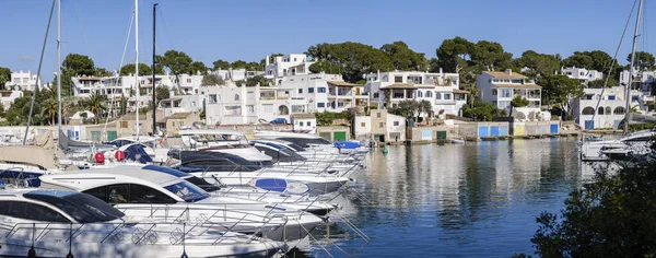 stock image Cala Llonga, Marina de Cala d Or, Santanyi, Mallorca, Balearic Islands, Spain