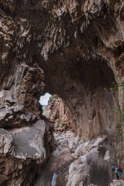 Imi N 'Ifri doğal köprüsü, Demnate, Atlas dağ sırası, Fas, Afrika