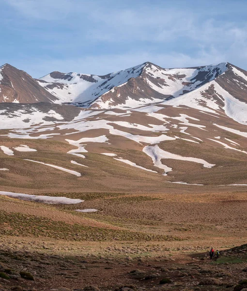 Tarkeddit ovası, Ighil M 'Goun, 4,071 metre, Atlas Dağları, Fas, Afrika