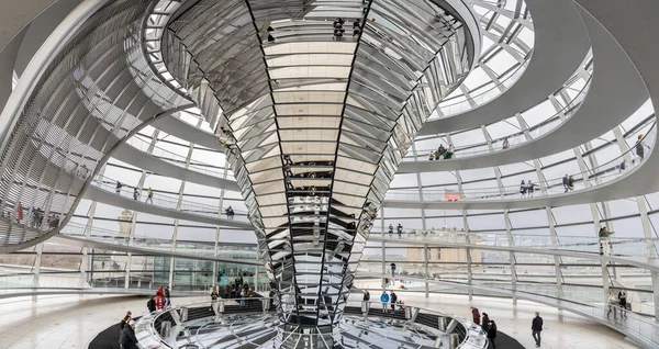 Reichstag Dome Designed Architect Norman Foster Berlin Federal Republic Germany — Stok fotoğraf
