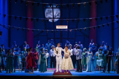 L 'elisir d' amore Operası, Donizetti, Tiyatro Müdürü, Palma, Mayorka, Balearic Adaları, İspanya