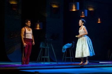 L 'elisir d' amore Operası, Donizetti, Tiyatro Müdürü, Palma, Mayorka, Balearic Adaları, İspanya