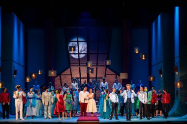 L 'elisir d' amore Operası, Donizetti, Tiyatro Müdürü, Palma, Mayorka, Balearic Adaları, İspanya