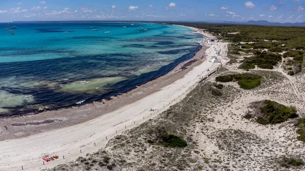 Playa Trenc Campos Municipio Mallorca Islas Baleares España —  Fotos de Stock