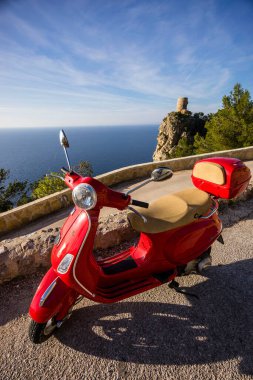 Torre des Verger, siglo XVI, Banyalbufar, Sierra de Tramuntana, Mallorca, balear adaları, İspanya, Avrupa