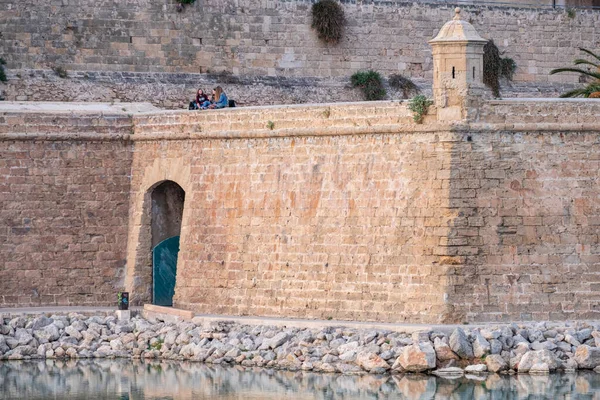 Renaissance Wall Parc Mar Palma Mallorca Balearic Islands Spain — Stock Photo, Image