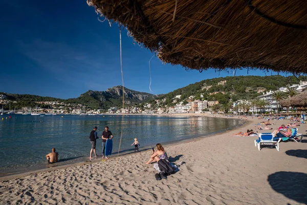 stock image Repic beach, Soller valley, Mallorca, Balearic Islands, Spain