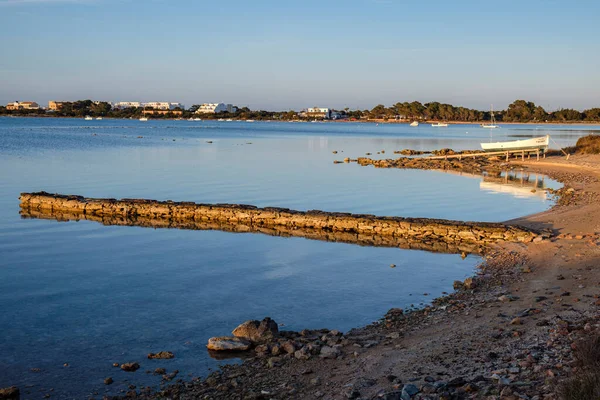 Estany Des Peix Formentera Pitiusas Islands Balearic Community Spain — Stock Photo, Image
