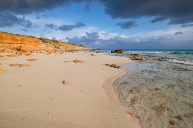 Migjorn Es Copinyar plajı, Formentera, Pitiusas Adaları, Balear Community, İspanya