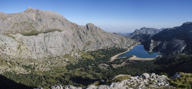 Gorg Blau rezervuarı, Escorca, Mallorca, Balearic Adaları, İspanya