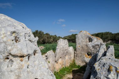 Ses Roques Dolmen, Alaior, Menorca, Balear Adaları, İspanya