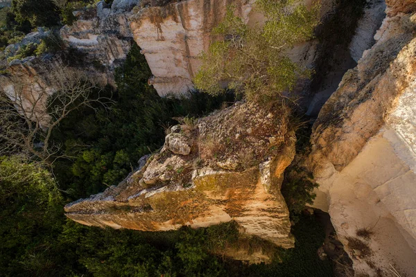 Eski kumtaşı ocağı, Sa Mola, Felanitx, Mallorca, Balear Adaları, İspanya