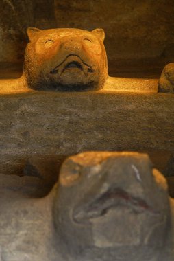 Aztec temple of Malinalco(s.XV).Malinalco. State of Morelos .Mexico.