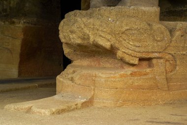 Aztec temple of Malinalco(s.XV).Malinalco. State of Morelos .Mexico.