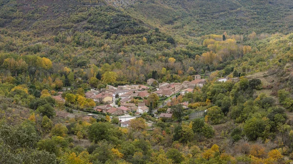 Wieś Escalada Gmina Burgos Valle Sedano Hiszpania — Zdjęcie stockowe