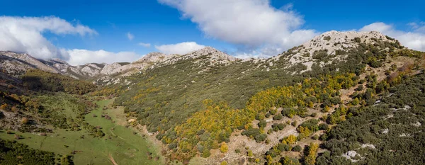 Dolina Tosande Park Naturalny Fuentes Carrionas Fuente Cobre Palentina Mountain — Zdjęcie stockowe