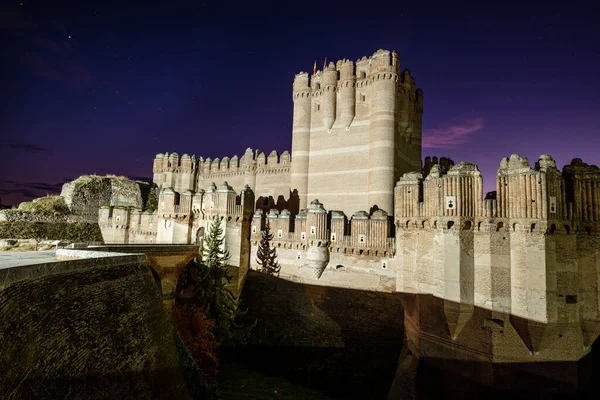 Coca Castle Century Gothic Mudejar Coca Segovia Province Spain — Stock Photo, Image