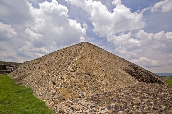 Piramida Del Sol Calzada Los Muertos Teotihuacan Estado México México — Fotografia de Stock