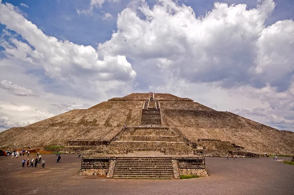 Piramide Luna Calzada Los Muertos Teotihuacan State Mexico Mexico — Fotografia de Stock