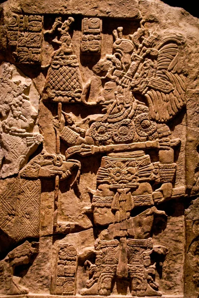 Dintel Chiapasból Museo Nacional Antropologia Ban Mexikó Állam Mexikó — Stock Fotó