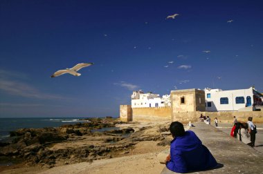 Muralla portuguesa(s.XVIII).Essaouira (mogador). Costa Atlantica 'da. Marruecos. Magreb. Afrika.