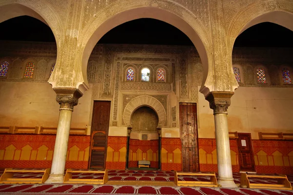 Oratorio Madrasa Bou Inania Xiv 약자이다 Marruecos 마그레브 아프리카 — 스톡 사진