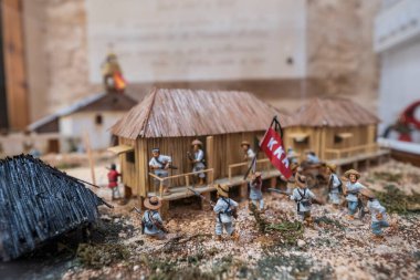 Baler, Filipinler kuşatması, 1 Temmuz 1898-2 Haziran 1899, 1: 56 ölçeği, Mayorka, Balearic Adaları, İspanya