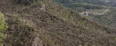 Kasırga, Banyalbufar, Mallorca, İspanya