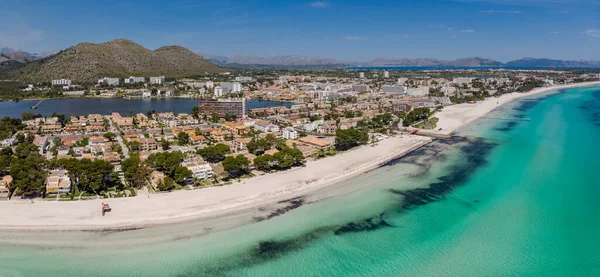 stock image Alcudia beach, Alcudia, Mallorca, Balearic Islands, Spain