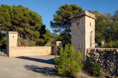 cuartel de artilleria de Cap Blanc, llucmajor, ,Mallorca, balearic islands, Spain