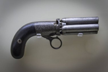 revolver avispero, İngiltere, 19., San Carlos Kalesi, 17. yüzyıl, Palma, Mallorca, İspanya