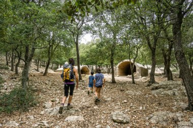 Aljibes de la Mola de Planici, Esporlas, Mallorca, Balearic Adaları, İspanya, Avrupa