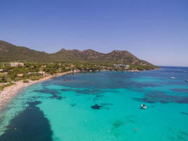 Playa de Es Ribell, Cala sa Marjal, Costa de los Pinos, Son Servera, Mallorca, Balear Adaları, İspanya