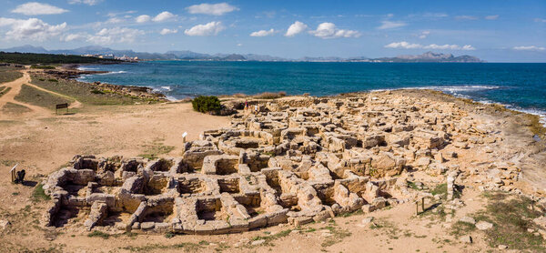 Necropolis Punta dels Fenicis, Son Real, Santa Margalida municipality, Alcudia Bay, Majorca, Spain