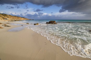 Migjorn Es Copinyar plajı, Formentera, Pitiusas Adaları, Balear Community, İspanya
