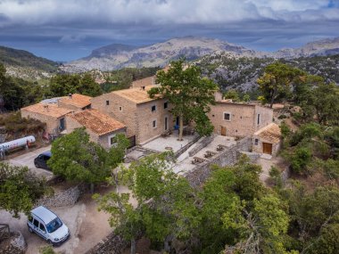 Pedra en Sec GR 221, Son Amer, Lluc, Majorca, Balear Adaları, İspanya