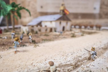 Baler, Filipinler kuşatması, 1 Temmuz 1898-2 Haziran 1899, 1: 56 ölçeği, Mayorka, Balearic Adaları, İspanya