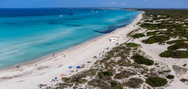 Es Trenc Plajı, Campos, Mayorka, Balear Adaları, İspanya