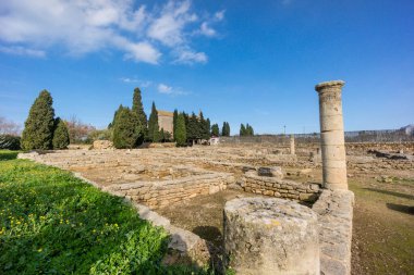 Theather, Roma şehri Pollentia, Cumhuriyetçi çağ, MÖ 123, Quintus Caecilius Metellus, Alcudia, Mallorca, Balearic adaları, İspanya