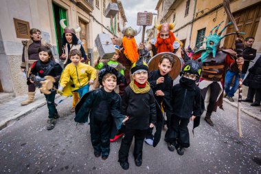 el darrers dias, karnaval, Llucmajor, Migjorn, Mallorca, balear adalar, İspanya, Avrupa