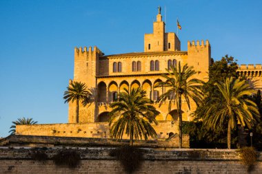 Palacio Real de La Almudaina, Palma, Mallorca, Balear Adaları, İspanya, Avrupa