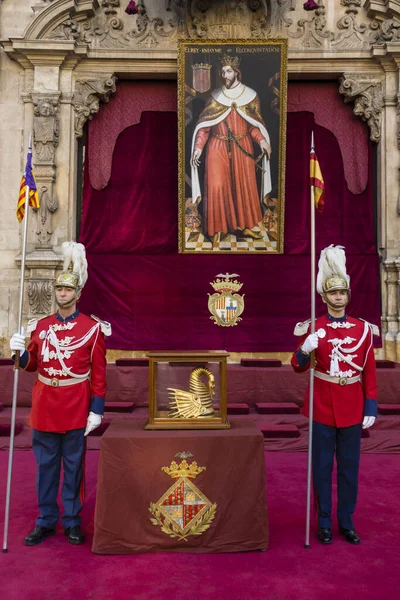 Şeref kıtası, Festa De L 'Estandardı, kentin Hıristiyan fethindeki sivil-dini festival Kral I. Jaume tarafından 31 Aralık 1229 tarihinde anılır. Palma, Mayorka, Balear Adaları, İspanya, Avrupa